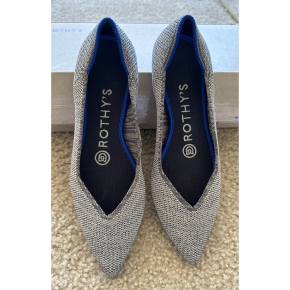 Rothy’s The Point Taupe Heather Flats - Picture 2 of 5